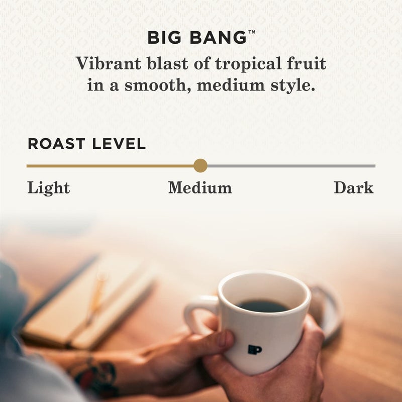 Peet's Coffee, Medium Roast Whole Bean Coffee - Big Bang 63 Ounces (6 Bags of 10.5 Ounces) - Image 3